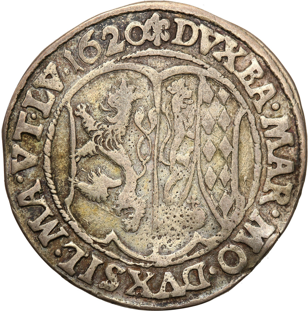 Czechy, Fryderyk V Reński - król zimowy (1619-1620). 24 krajcary 1620, Praga - RZADKIE